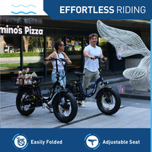 Load image into Gallery viewer, HiBoy - EX6F Foldable Electric Bike Black