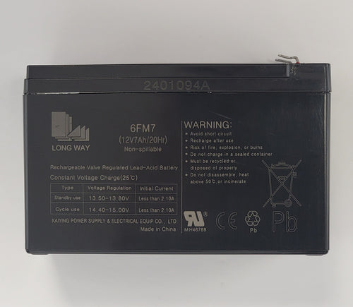12v7ah Rechargeable Battery ELITE