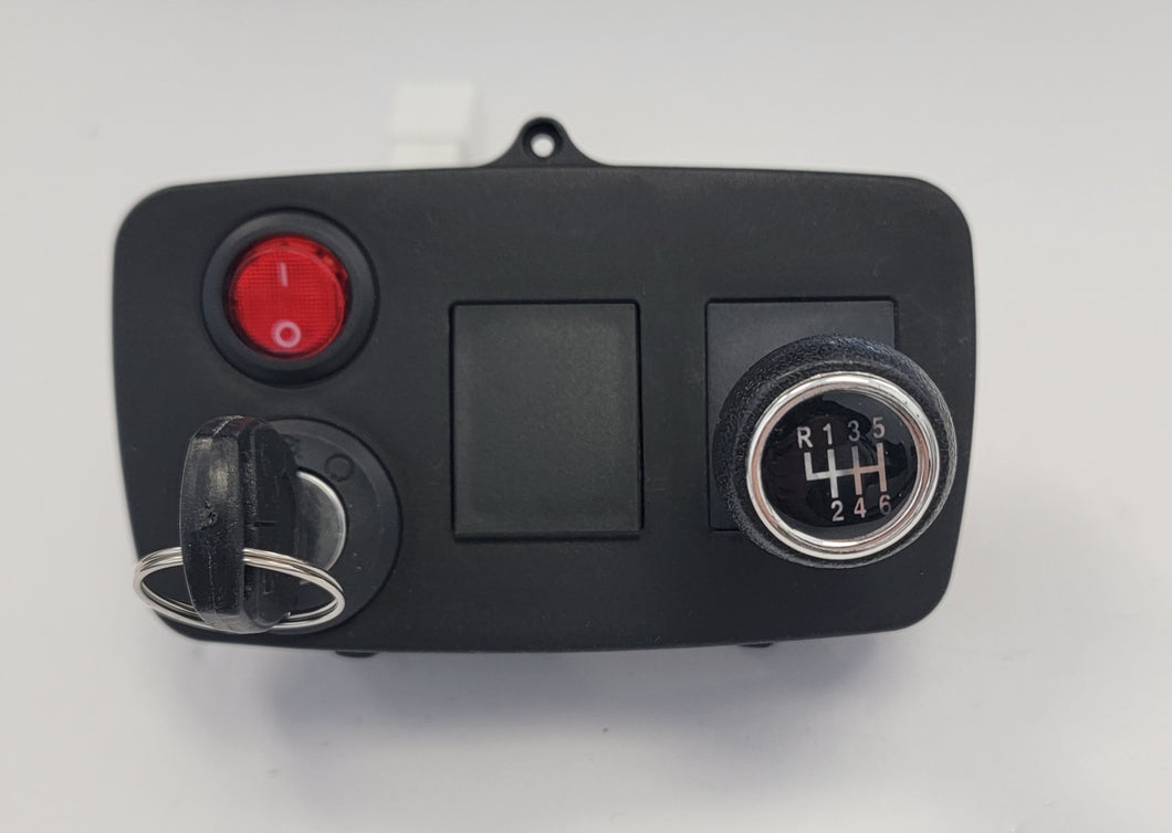 driving gear Shaft and Key switch Panel.