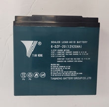 Load image into Gallery viewer, 12V20AH lead acid battery
