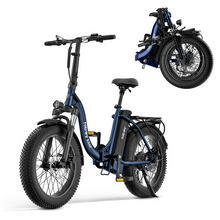 Load image into Gallery viewer, HiBoy - EX6F Foldable Electric Bike Blue