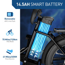 Load image into Gallery viewer, HiBoy - EX6F Foldable Electric Bike Black