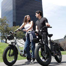 Load image into Gallery viewer, Hiboy EX6 Step-thru Fat Tire Electric Bike White